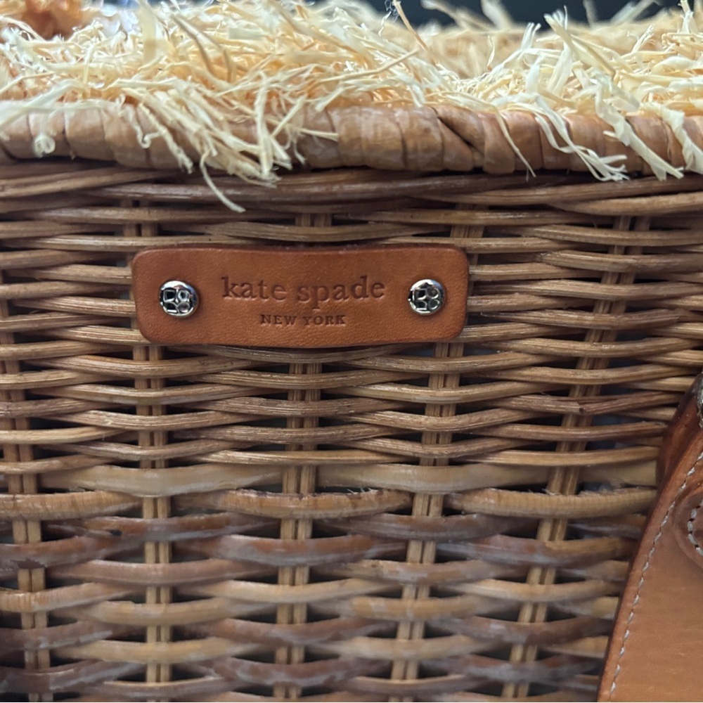 Kate Spade Wicker Tote Bag - Picture 5 of 10